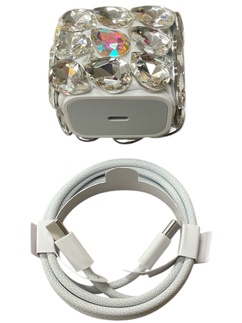 Bling Large Stone Phone Charger