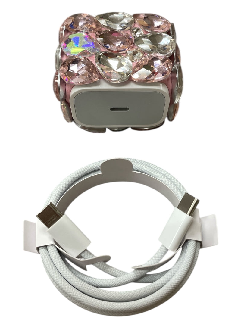 Bling Large Stone Phone Charger