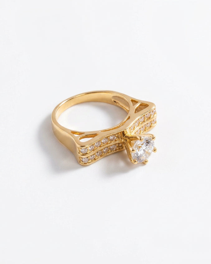 The Heirloom Vault Pavé Solitaire