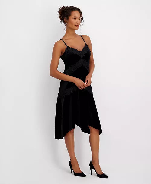 Siena Black V-Neck Dress