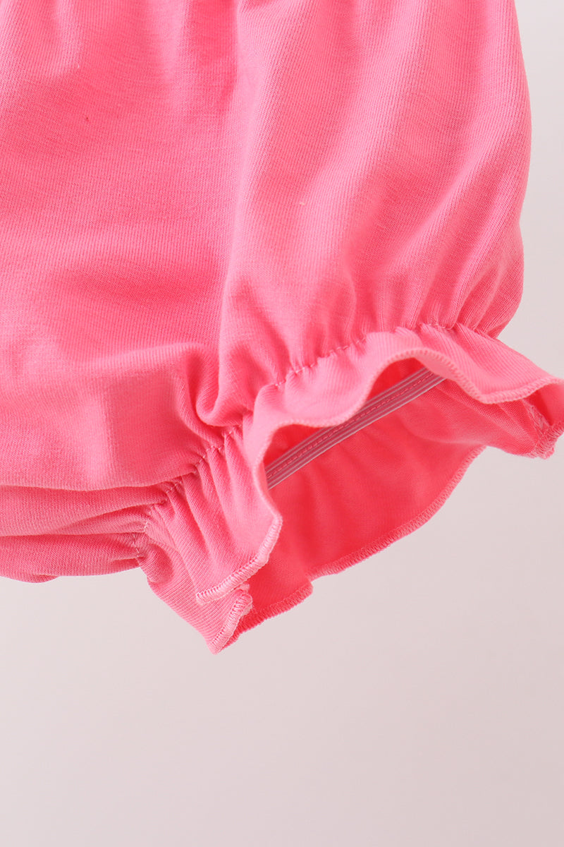 Green Watermelon Ruffle Stripe Bloomer Set