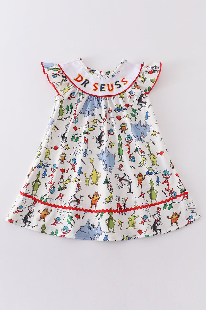 Dr. Seuss Embroidery Dress