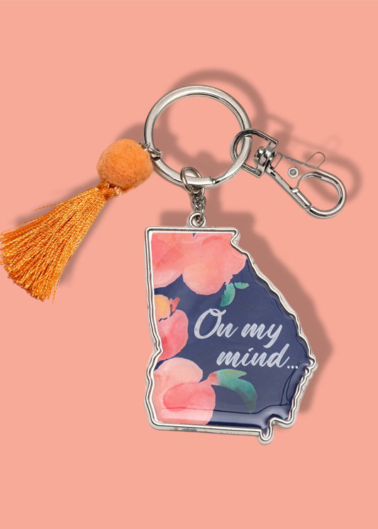 Georgia On My Mind Keyring