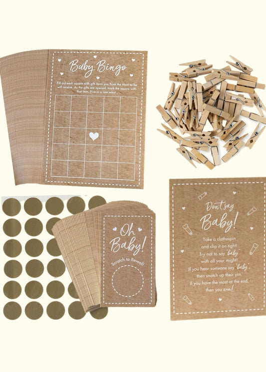 Kraft Baby Shower Game Set