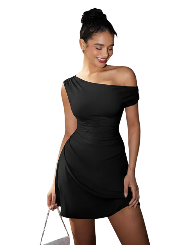 Sculpted Mini Dress