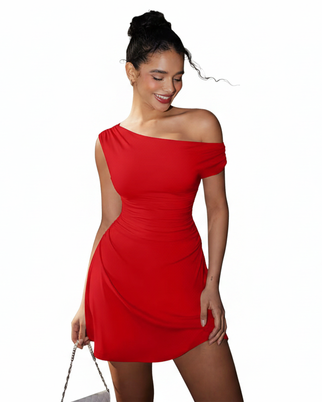 Sculpted Mini Dress