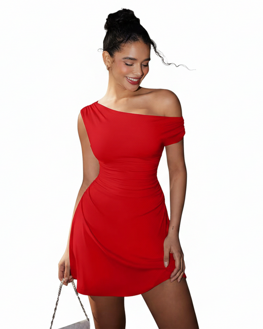 Sculpted Mini Dress