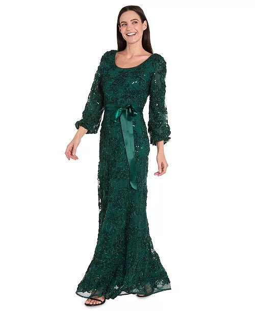 Petite Long Scoop Neck La e Dress