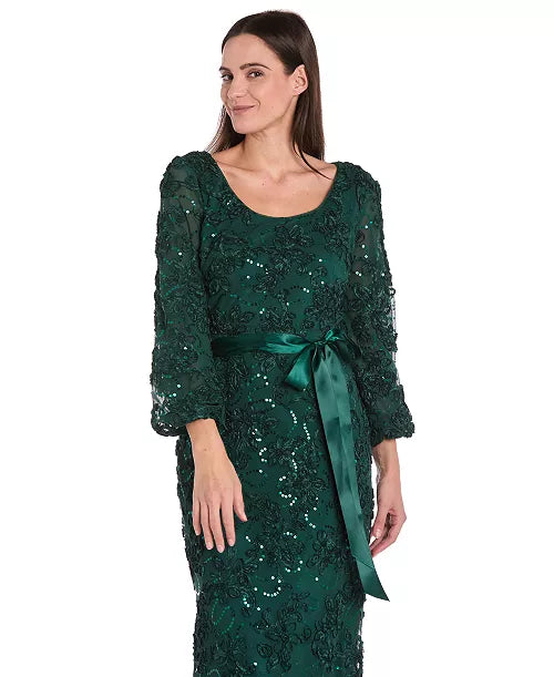 Petite Long Scoop Neck La e Dress