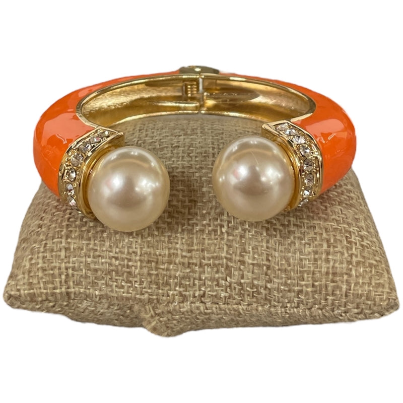 Peach & Pearl Statement Bracelet