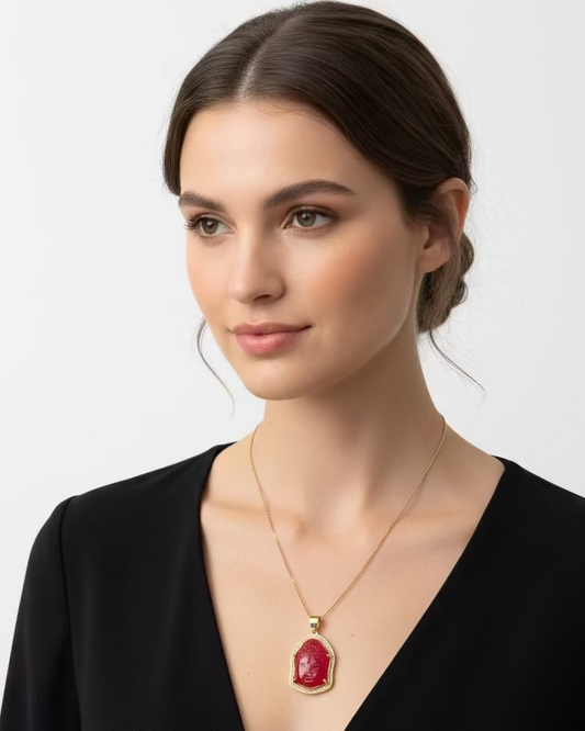 Big Buddha Harmony Gold Necklace