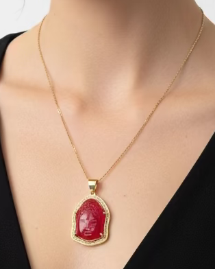 Big Buddha Harmony Gold Necklace