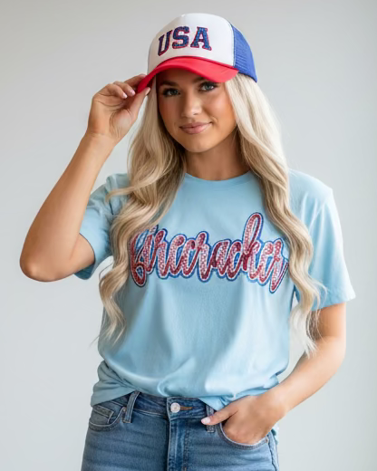 Firecracker Sequin T-Shirt