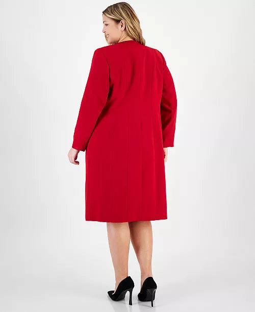 Women's Stretch Crepe Jacket with Piping