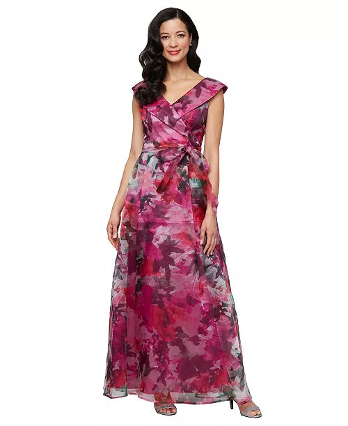 Stacey Organza A Line Gown