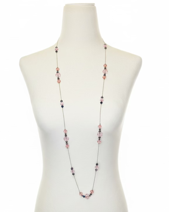 Vintage Providence Vault Crystal Station Necklace