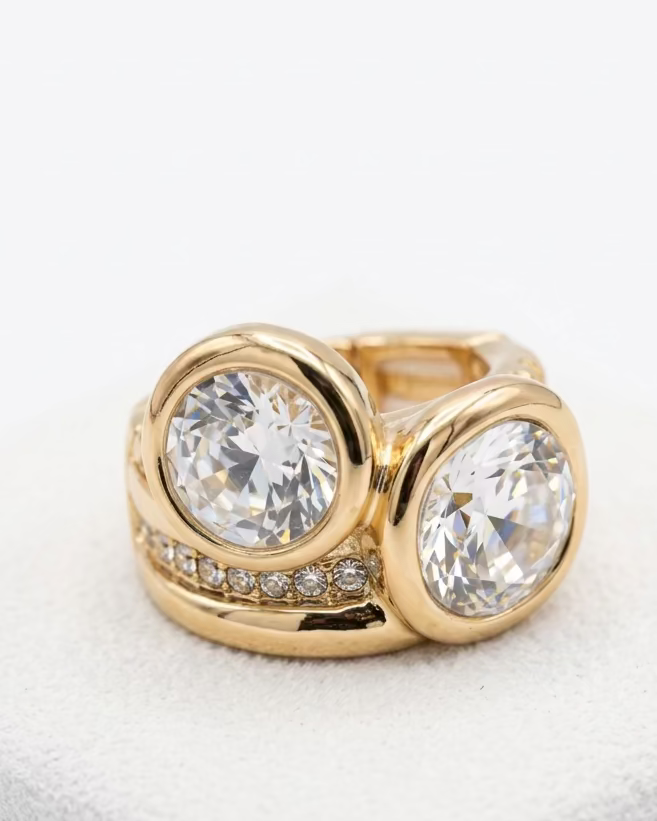 Harlow Crystal Statement Stretch Ring
