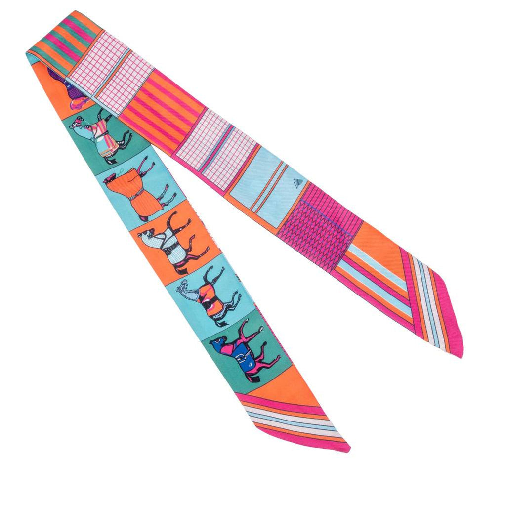 Vibrant Horse Twilly Scarf