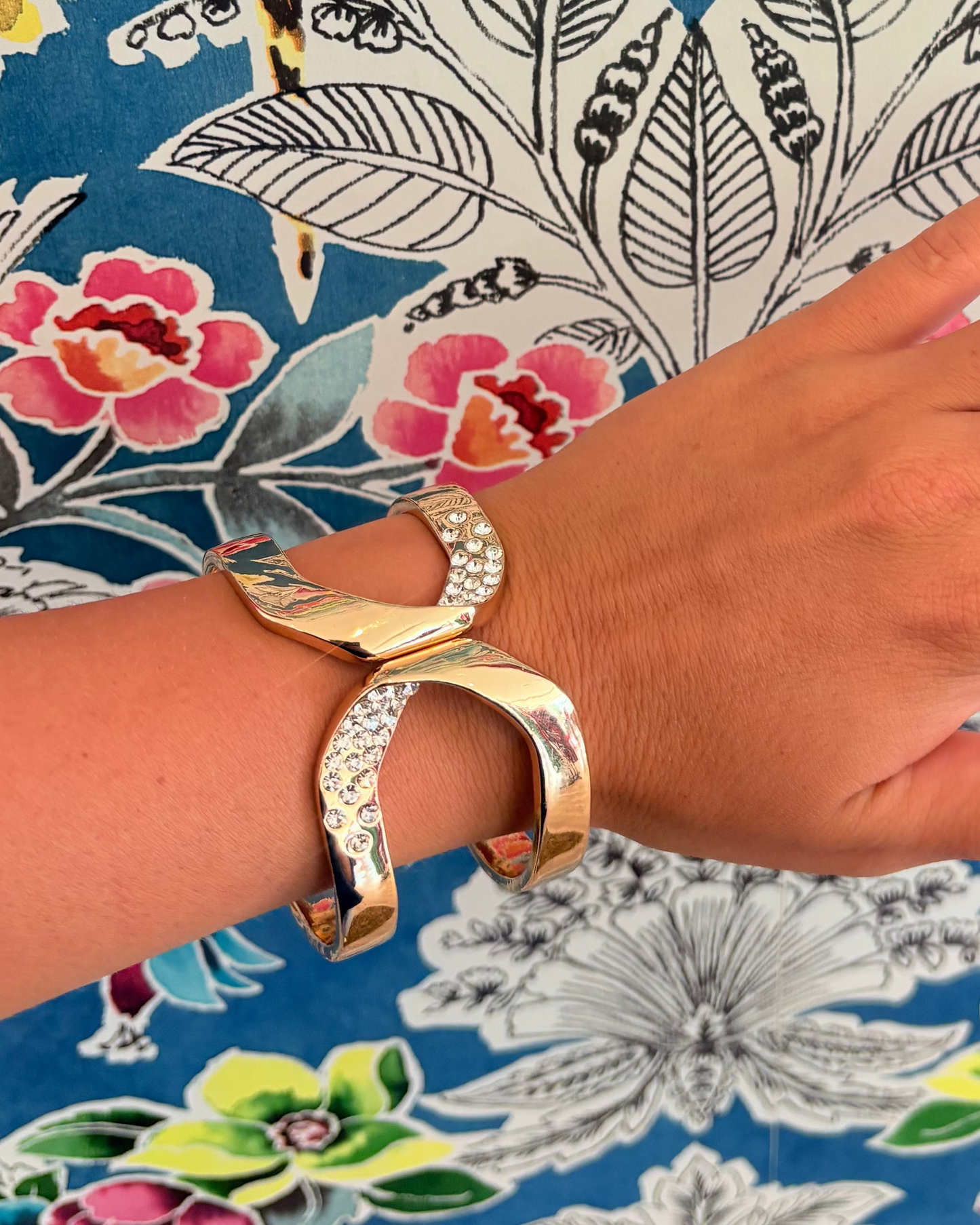 The Imperial Cross Geometric Statement Cuff