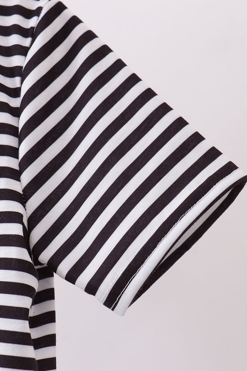 Georgia Go Dawgs Stripe Top