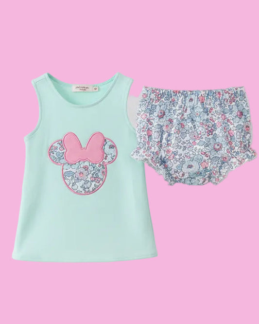 Mint Character Floral Bloomer Set