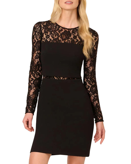 Knit Crepe Mini Dress