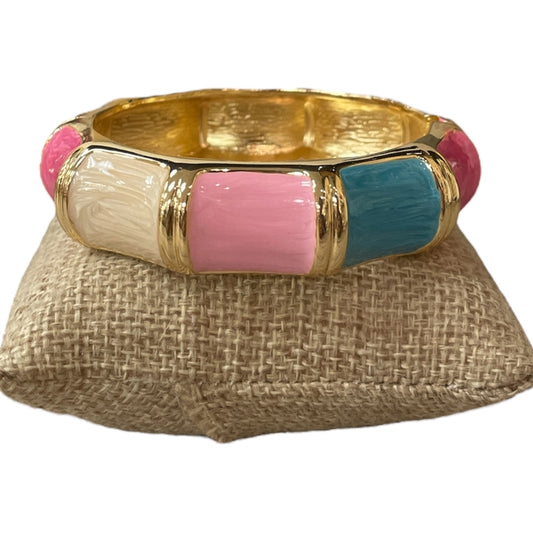 Multi Color Enamel Gold Bracelet