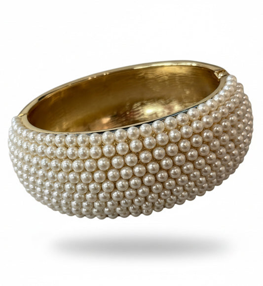 Pearl Chunky Statement Bracelet