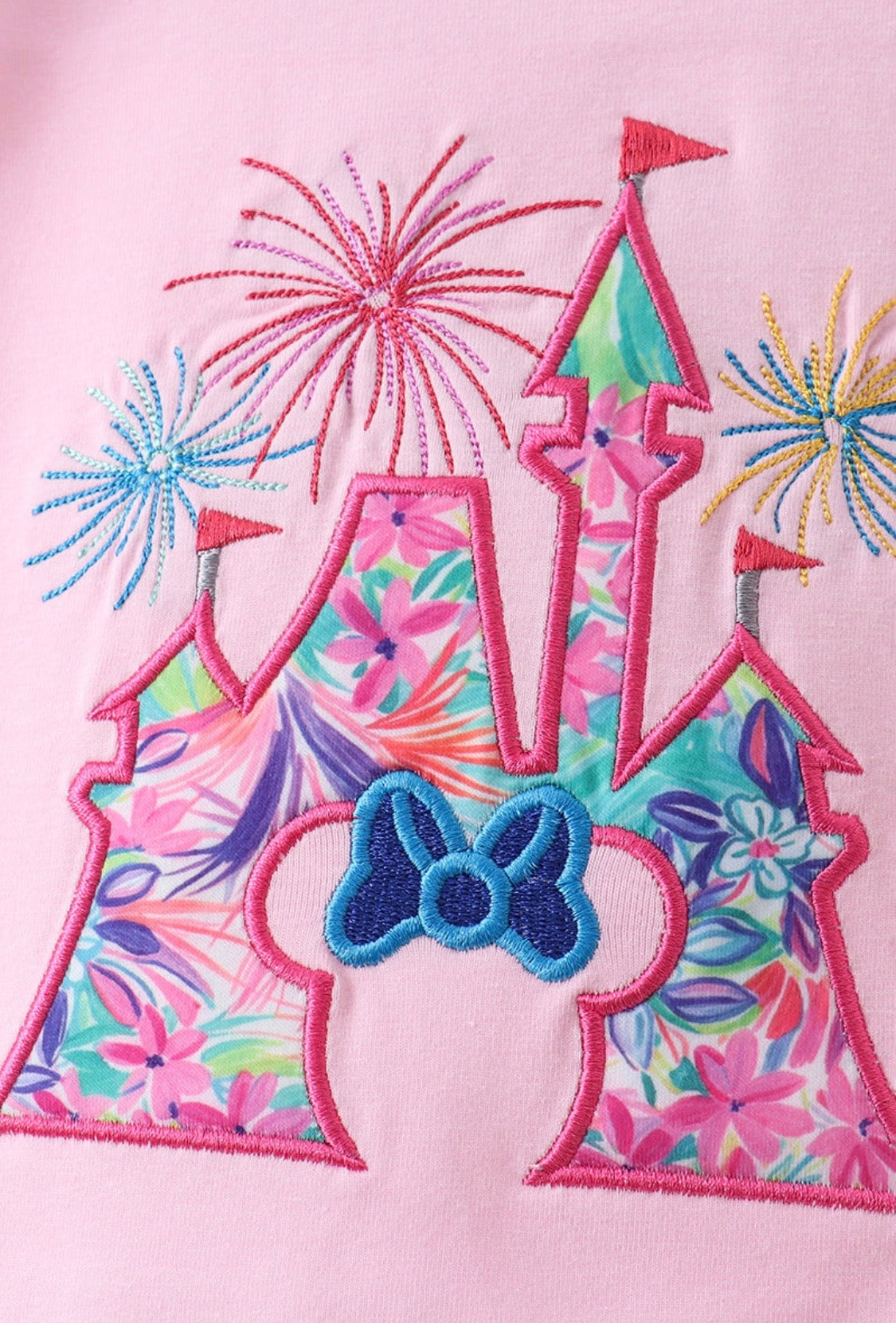 Pink Castle Applique Bloomers