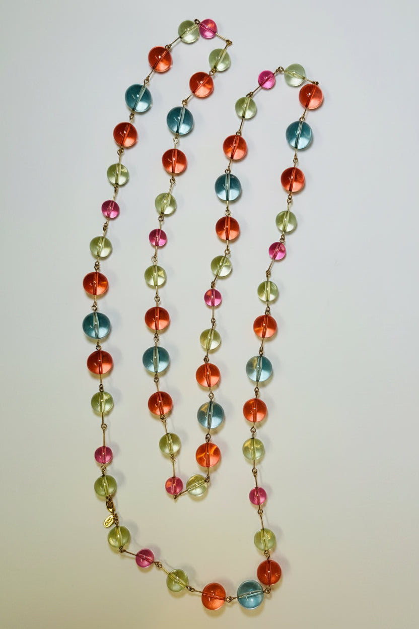 Vintage Joan Rivers Gumdrop Statement Strand