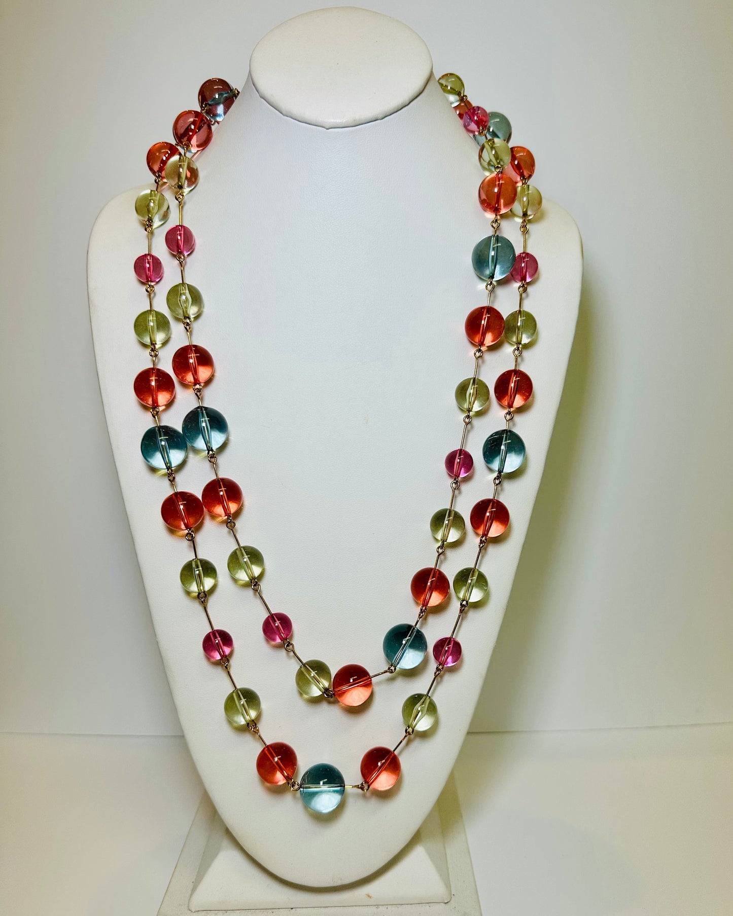 Vintage Joan Rivers Gumdrop Statement Strand