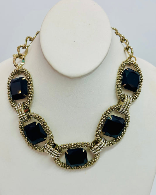 Vintage Chunky Chain Statement Necklace