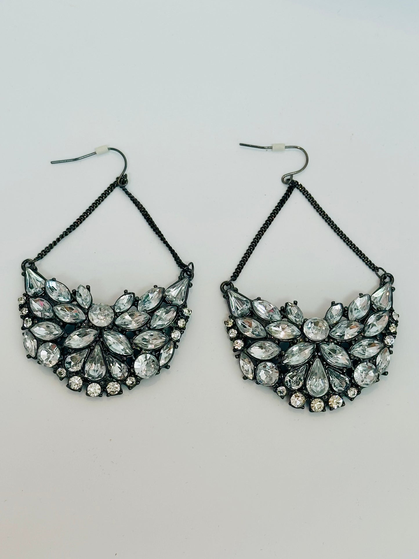 The Aegean Eclipse Crystal Chandelier Earrings