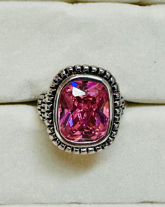 Vintage Blushing Twilight Statement Ring