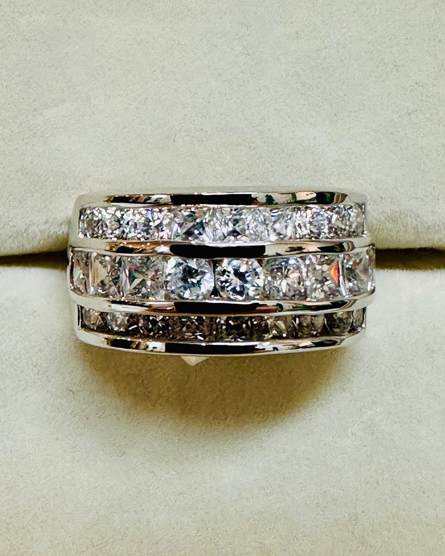 Vintage Celine Multi-Row Statement Band