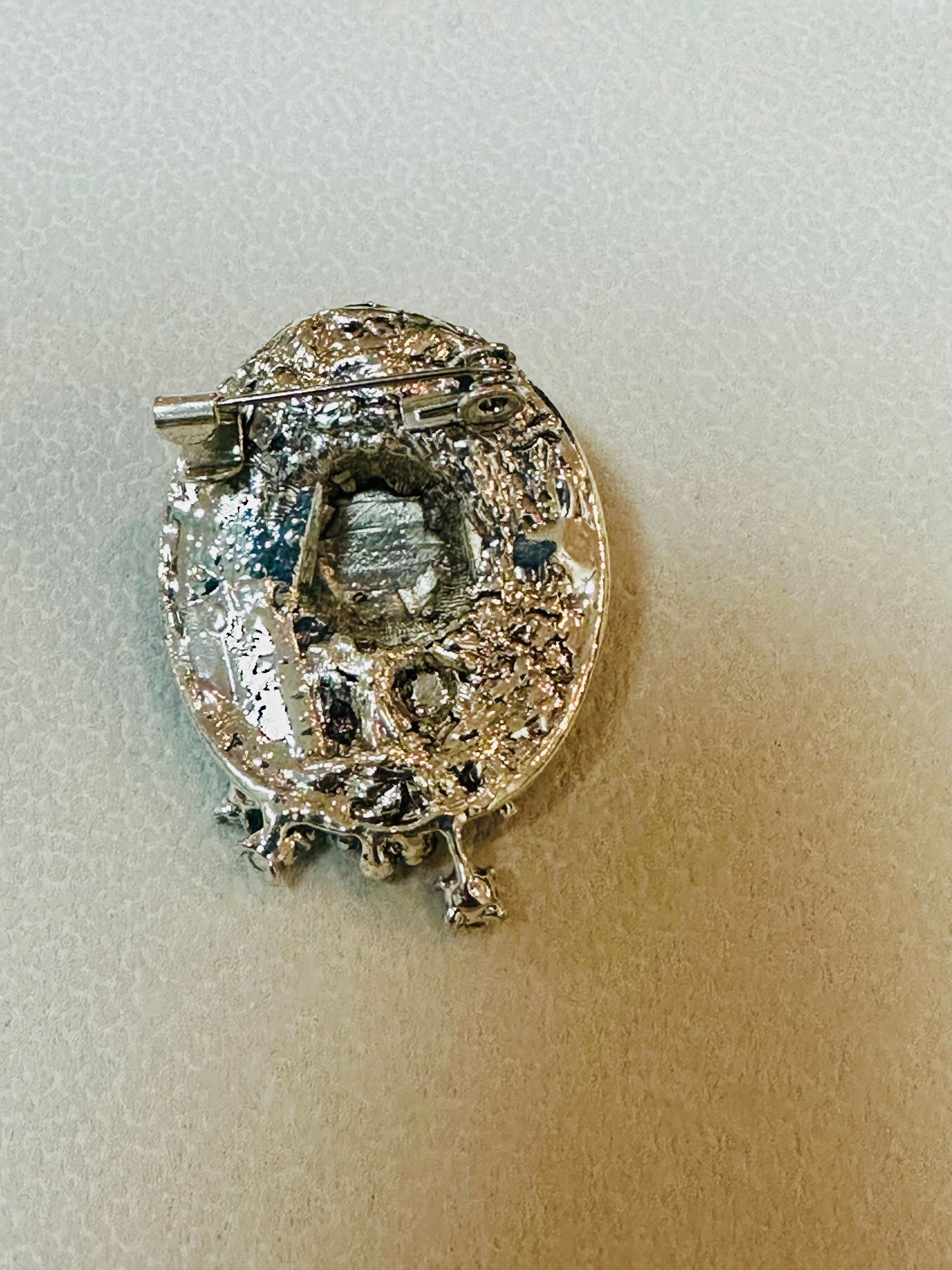 Vintage Pavé Southern Belle Sun Hat Brooch