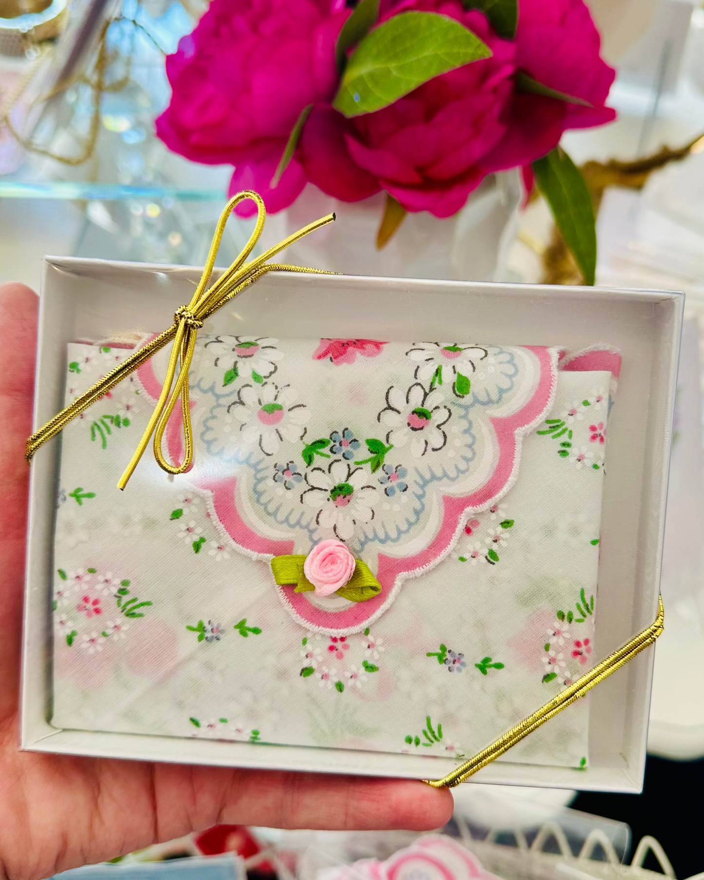 Hankie Envelope  Sachet- Tulips