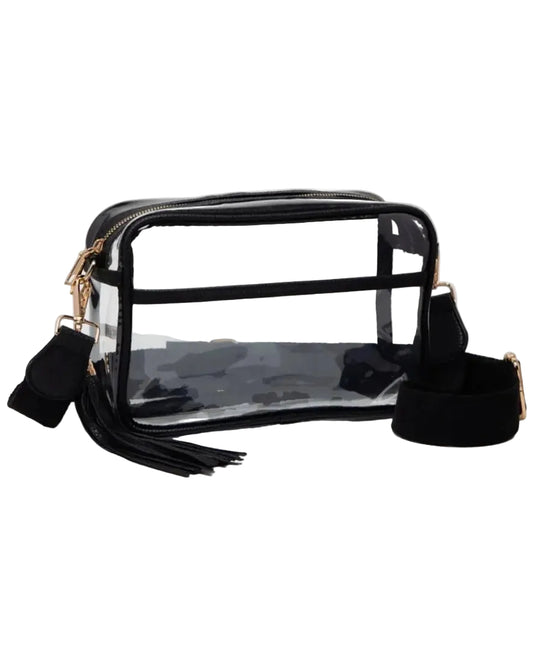 Black Tassel Stadium Bag