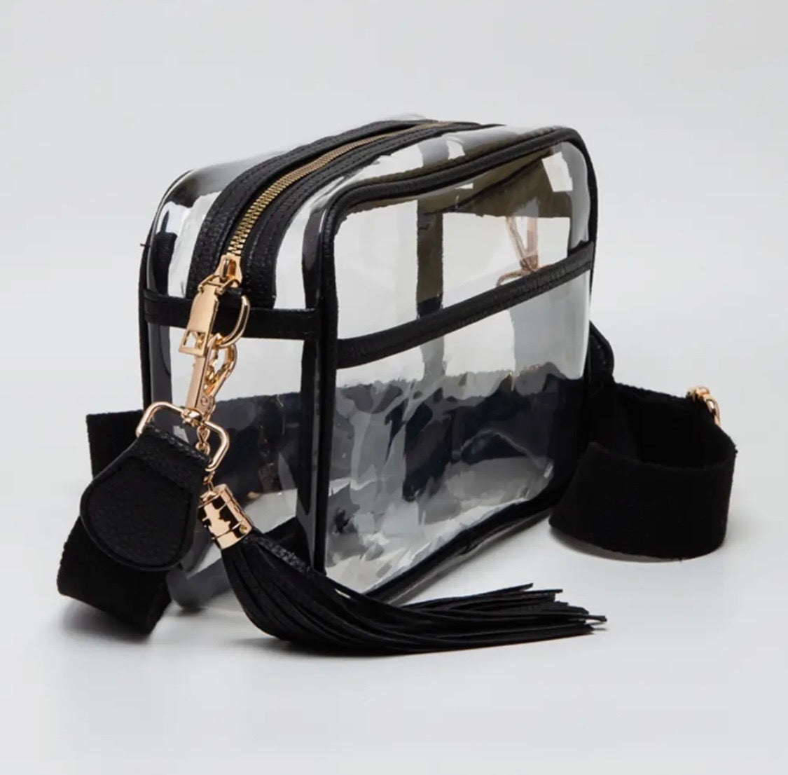 Black Tassel Stadium Bag