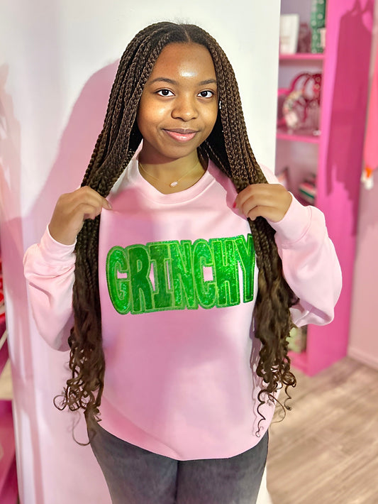 Pink Grenchy Sequin Sweatshirt