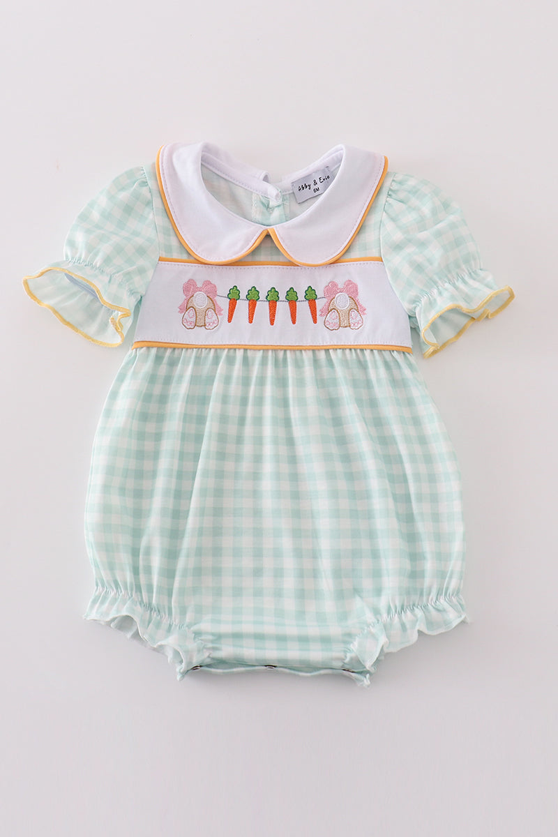 Embroidered Easter Gingham Bubble