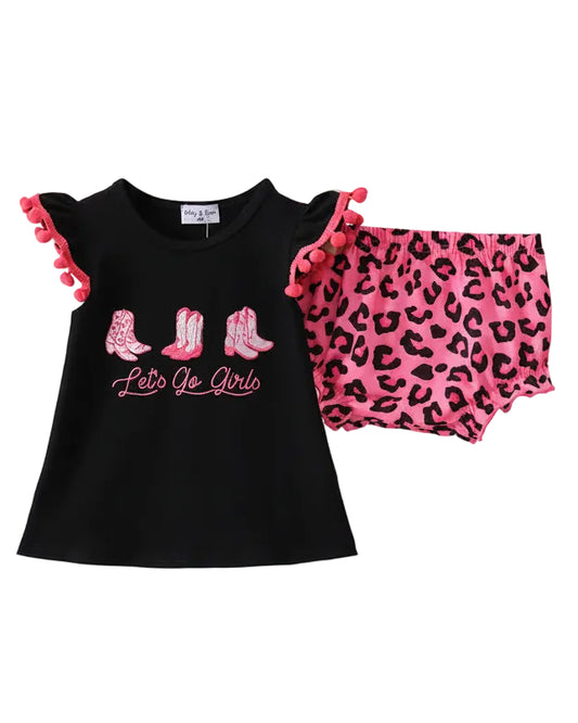 Let's Go Girls Cheetah Bloomer Set