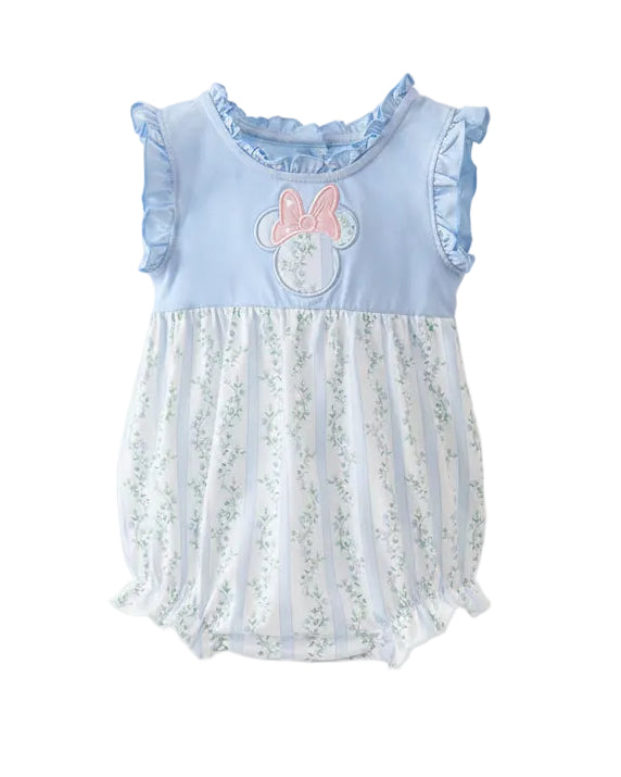 Blue Character Applique Bubble