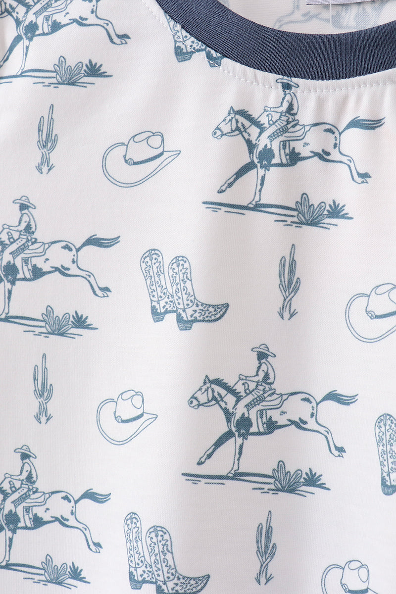 Boy's Cowboy Short Set