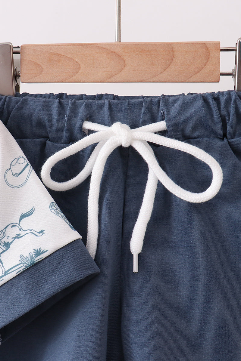 Boy's Cowboy Short Set