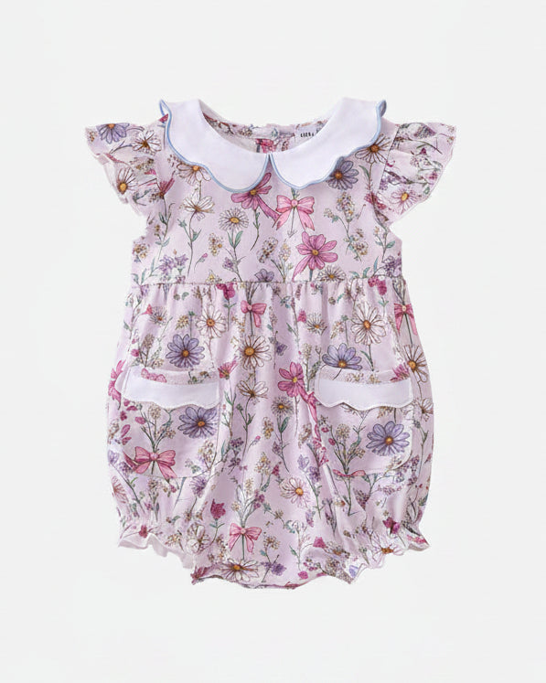 Purple Garden Ruffle Bubble