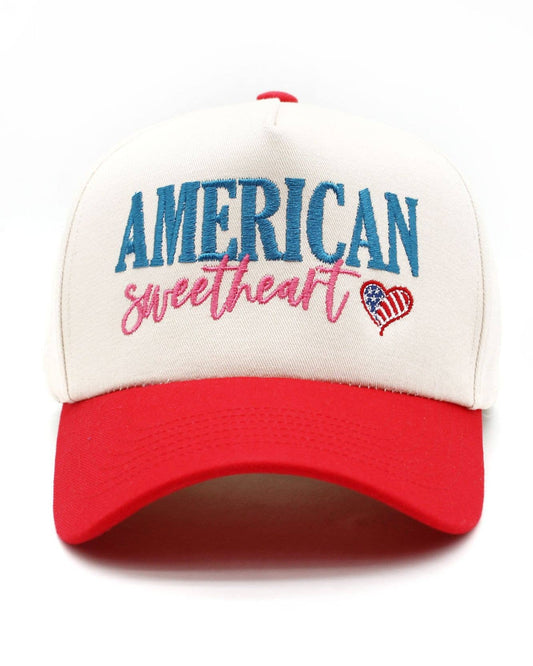 American Sweetheart Embroidered Trucker Hat