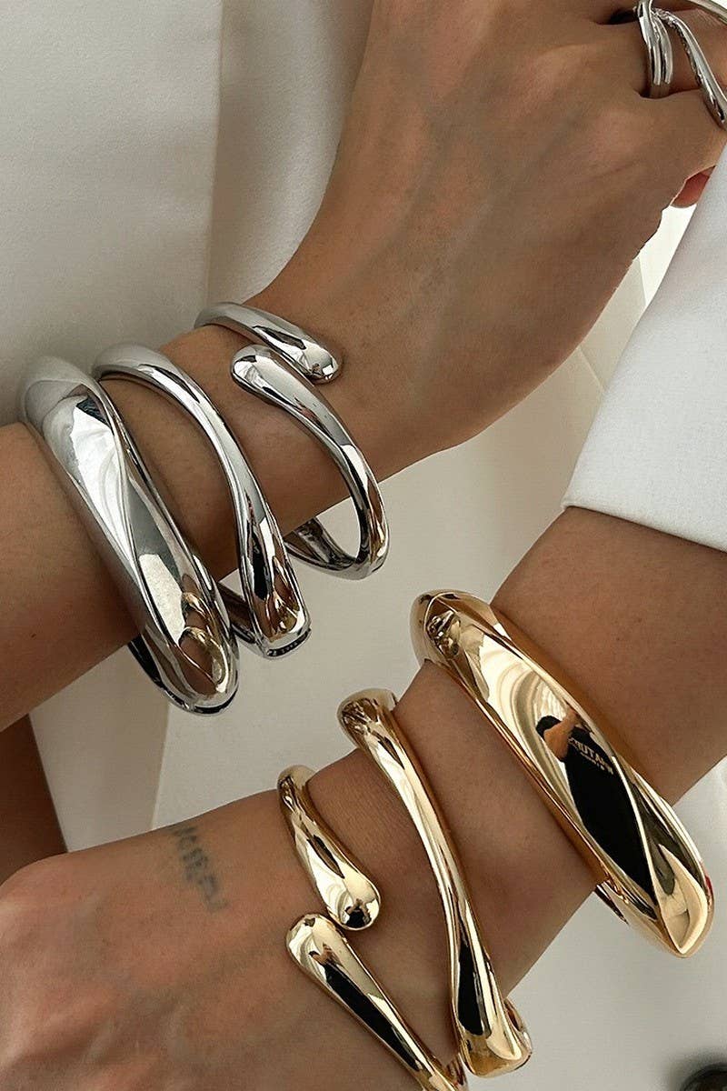 Teardrop Cuff Bangle