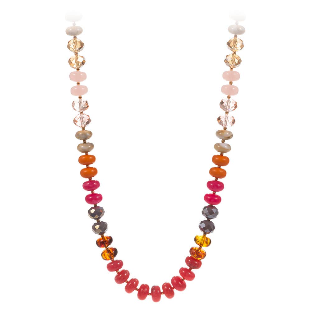 Gradient Multi Beaded Necklace