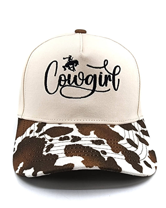 Cowgirl Embroidered Trucker Hat